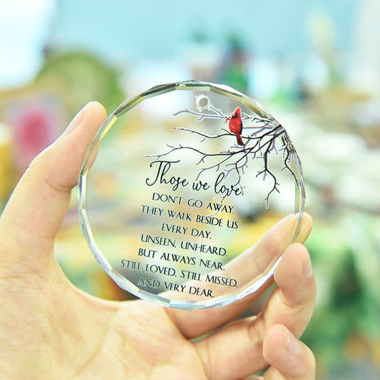 Custom Printed K5 Crystal Blank Cut Crystals Blanks Hanging Glass Ornaments for Christmas Ornaments Decoration
