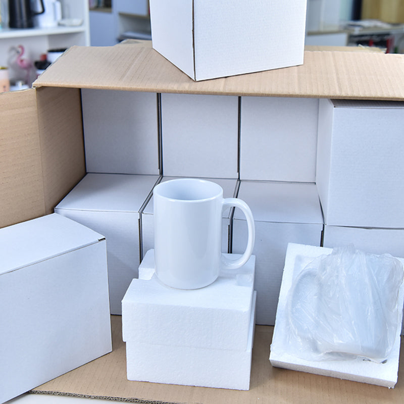 China warehouse-24pcs/box 15oz sublimation coffee mugs