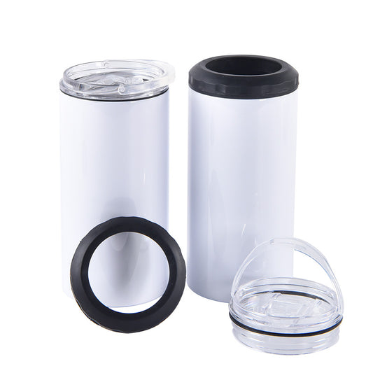 China warehouse-25pcs 4 in 1 16oz keep cooler can sublimation tumbler