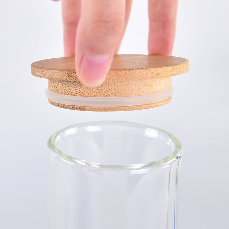 China warehouse-25oz  Double Wall Snow Globe Glass Cup