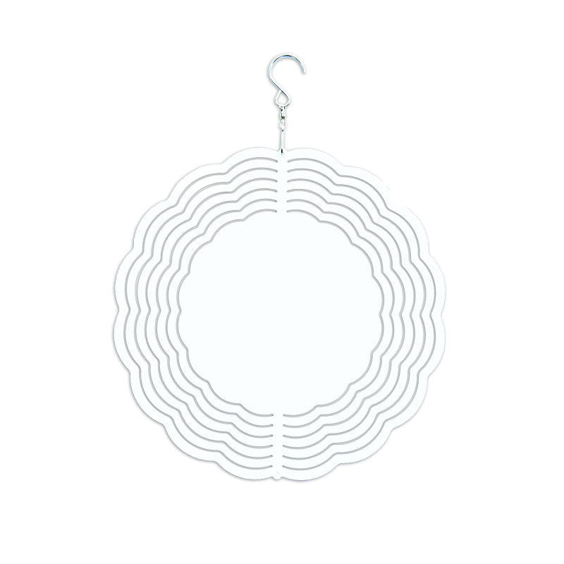 USA warehouse-8inch 10 inch 3D sublimation wind spinner ornaments