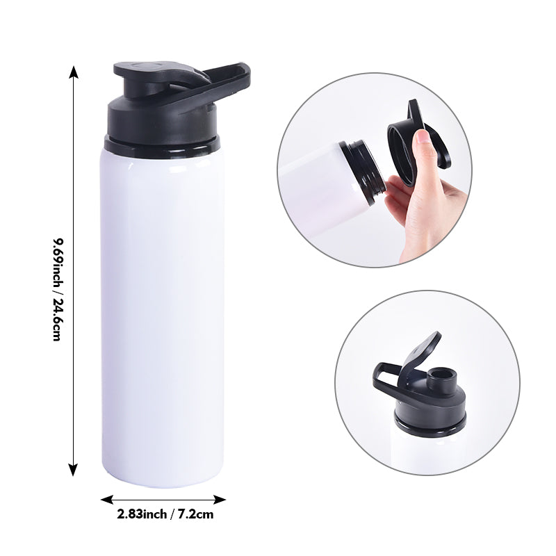 USA warehouse-750ml(25oz) aluminium sports water bottle