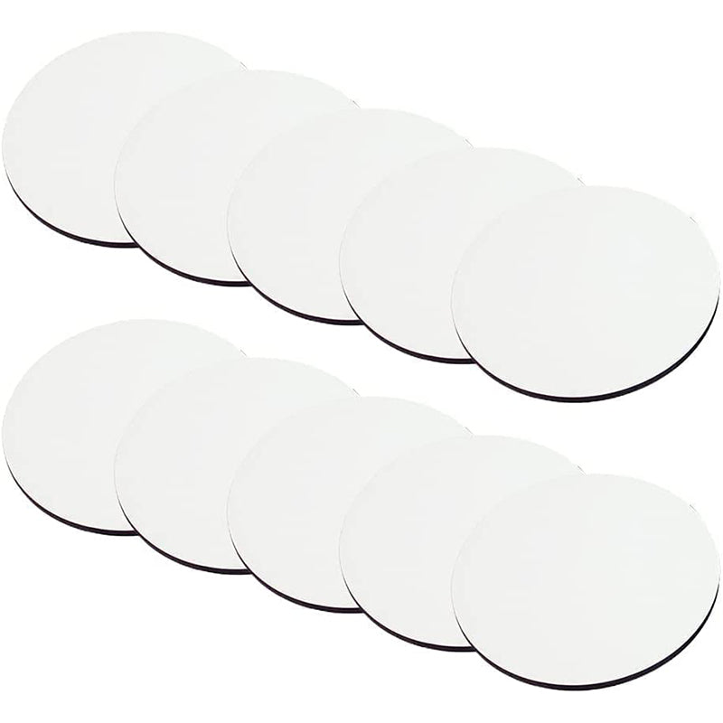 Diy custom printing sublimation wooden mdf round square tea drink coaster set blank