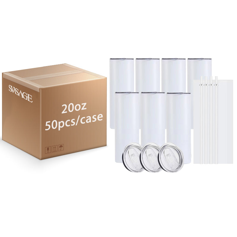 20oz Sublimation Tumbler | Plastic Straw | - SWSAGE
