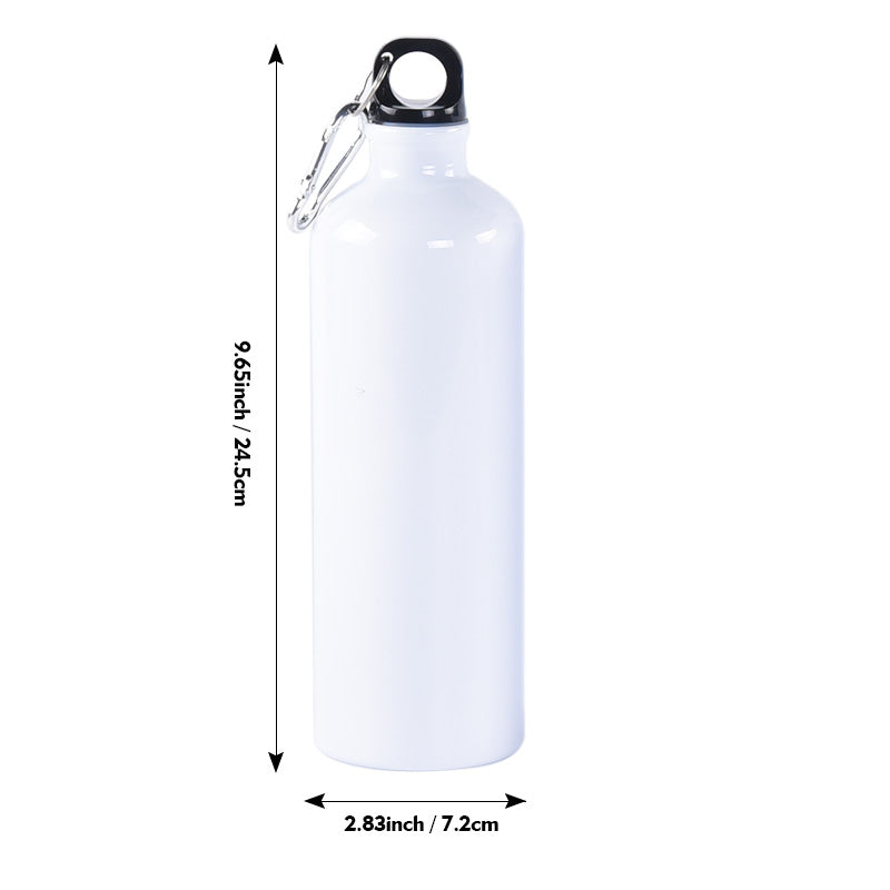 USA warehous-750ml 25oz 25pcs sublimation aluminium water bottle