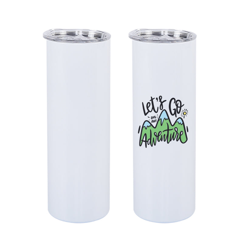 China warehous-25pcs 20oz glow in the dark blue sublimation tumbler