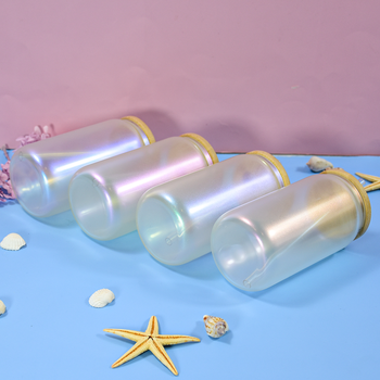 China warehouse 25pcs 16oz Glitter Shiny Mason Jar Mug Glass Cups Beer Can