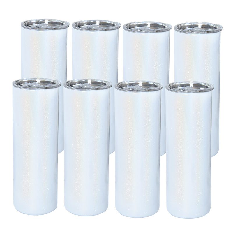 China warehouse-25pcs 20oz sublimation glitter tumbler