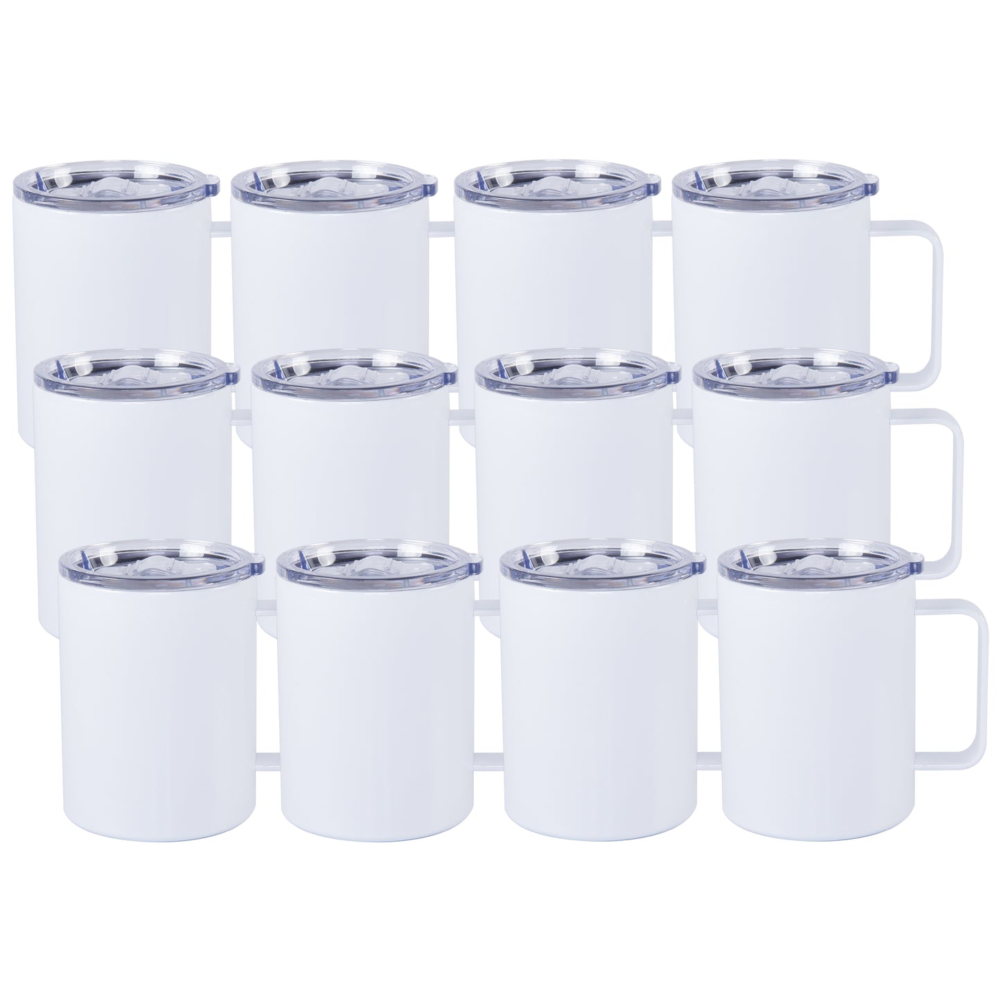 RTS in China warehouse 12oz sublimation coffee mugs with handle