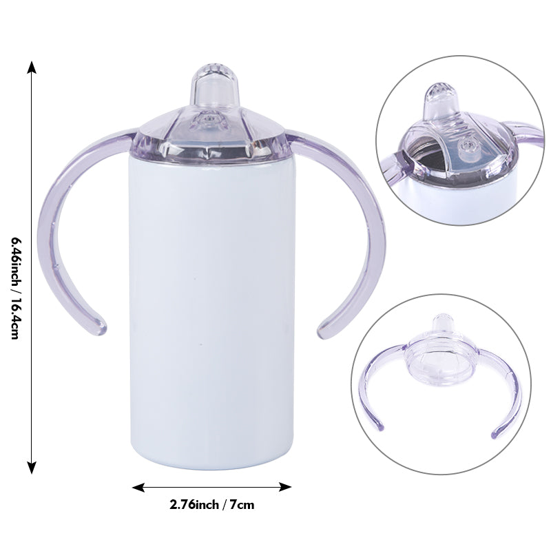 China warehouse-30pcs 12oz sippy cup sublimation tumbler