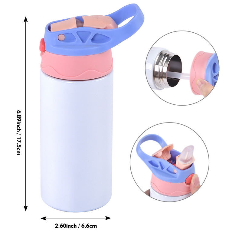 12Oz 25 Pack Sublimation Stainless Steel Blank Water Bottles For Kids School