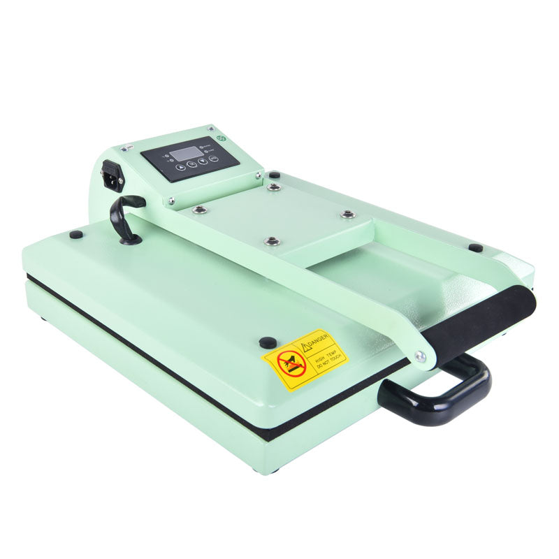 PRE-SALE 15x15 inch T-shirts Heat Press Machines | Light Green | | 1200W 110v | - swssub