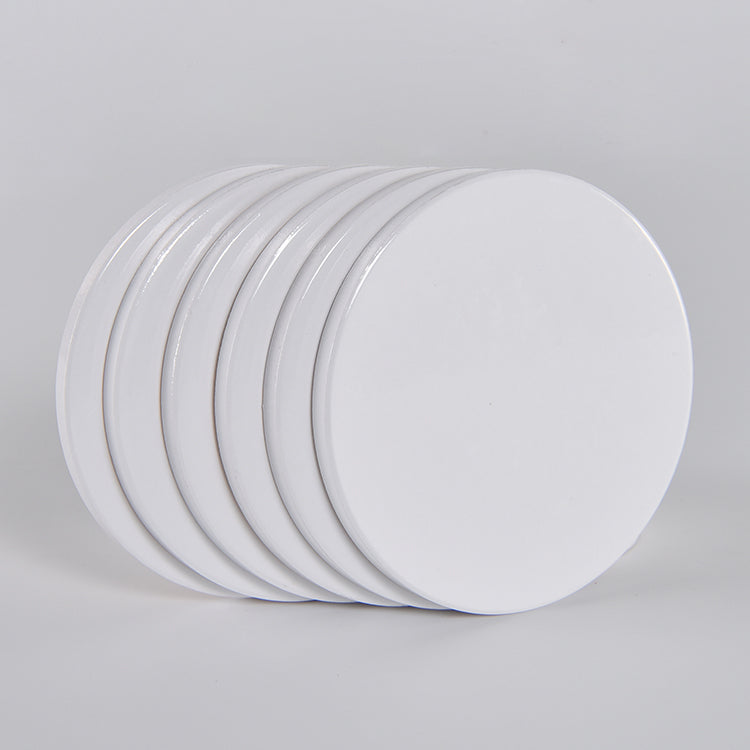100pcs Sublimation White Blanks Ceramic Coasters – SWSAGE