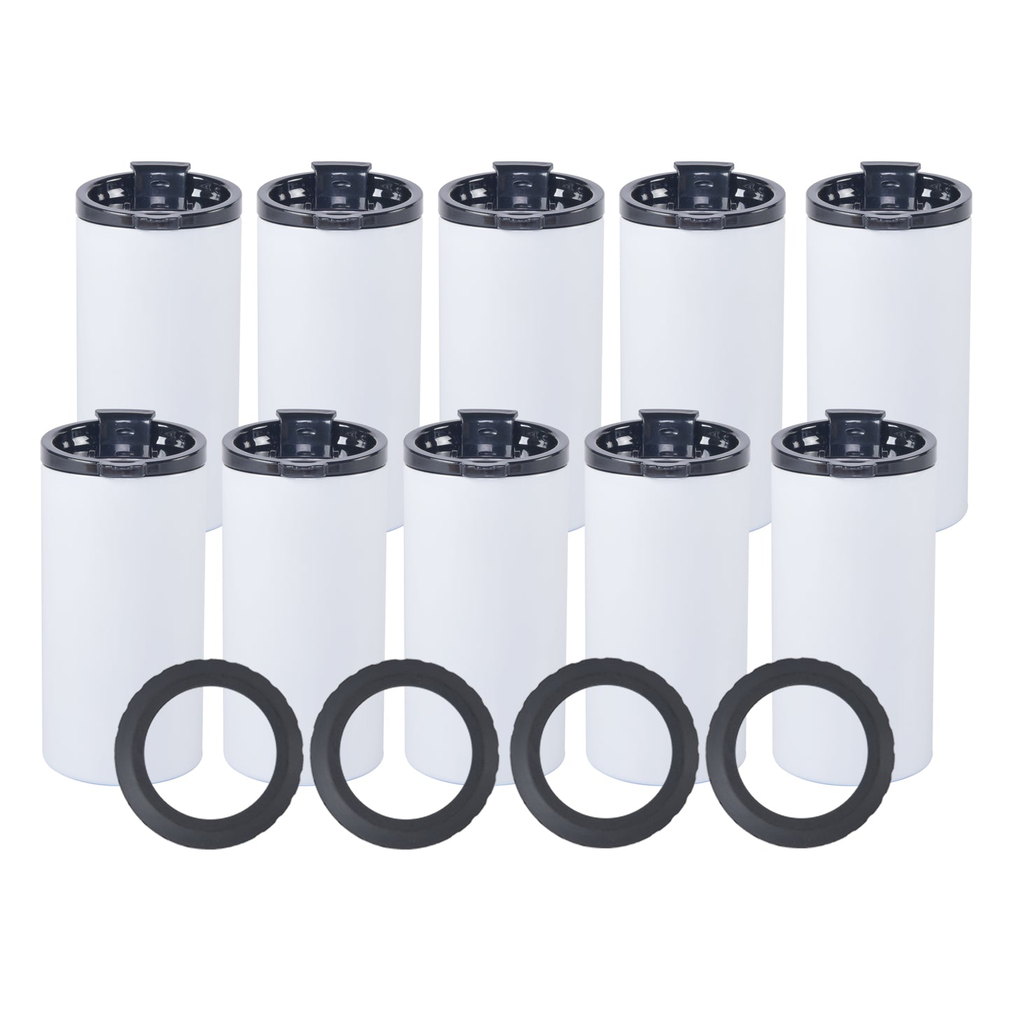 USA warehouse-25pcs 4 in 1 16oz keep cooler can sublimation tumbler